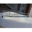 Ver imagem 2 de Porta Toalhas de Louças Duplo Aramado Aço Cromado Suporte Panos de Prato Fixação Lateral Piva