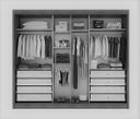 Ver imagem 3 de Guarda Roupa Casal com Espelho 3 Portas 8 Gavetas - Sollo-Branco - Móveis Novo Horizonte