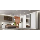 Ver imagem 2 de Guarda Roupa Casal com Espelho 3 Portas 8 Gavetas - Sollo-Branco - Móveis Novo Horizonte