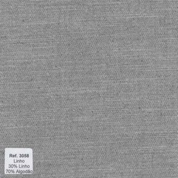 Poltrona Giratória Rosa Pés Madeira Castanho Linho Cinza - Ilha Bela - 3