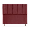 Ver imagem 1 de Cabeceira Cancun Para Cama Box King Size 195cm Suede - Ecotec Decor:Vinho