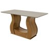 Mesa de Jantar Dafne 1,60m MobyCasa Moveis Rovere Nat/Off - 1