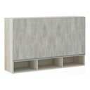 Ver imagem 1 de Armário 120cm 2 Portas C/Nicho Lis Legno Crema C/Concret