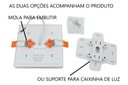 Ver imagem 5 de Painel Plafon Led Quadrado 24w 4000k Bivolt 17x17Cm Borda Infinita
