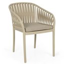 Ver imagem 1 de Cadeira Estofada Design Riva em Polipropileno - Nude