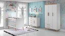 Ver imagem 2 de Guarda Roupa Infantil Ludmila Branco Fosco/ Bétula