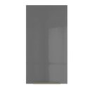 Ver imagem 2 de Armário Aéreo Madesa Lux 35cm 1 Porta Branco Cinza