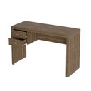 Ver imagem 3 de Mesa para Escritório Engrossurada 1,17m 2gav Me4123 Tecno Mobili - Nogal