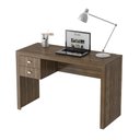 Ver imagem 2 de Mesa para Escritório Engrossurada 1,17m 2gav Me4123 Tecno Mobili - Nogal