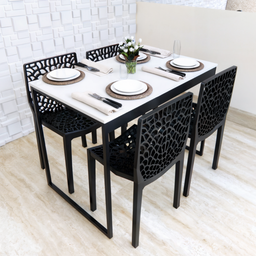 Mesa Jantar Apartamento Industrial 100% Mdf Compacta 100x60 - 2