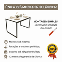 Ver imagem 3 de Mesa Jantar Apartamento Industrial 100% Mdf Compacta 100x60
