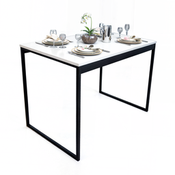Mesa Jantar Apartamento Industrial 100% Mdf Compacta 100x60 - 1