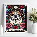 Ver imagem 2 de Quadro Carta Tarot - The Bulldog 33x24cm:moldura Preta