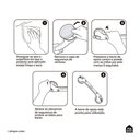 Ver imagem 7 de Barra de Apoio e Segurança com Ventosa 42 Cm Jaru Pingoo.casa - Branco