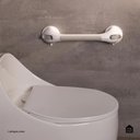 Ver mais imagens de Barra de Apoio e Segurança com Ventosa 42 Cm Jaru Pingoo.casa - Branco
