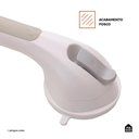 Ver imagem 4 de Barra de Apoio e Segurança com Ventosa 42 Cm Jaru Pingoo.casa - Branco