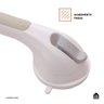 Barra de Apoio e Segurança com Ventosa 42 Cm Jaru Pingoo.casa - Branco - 4