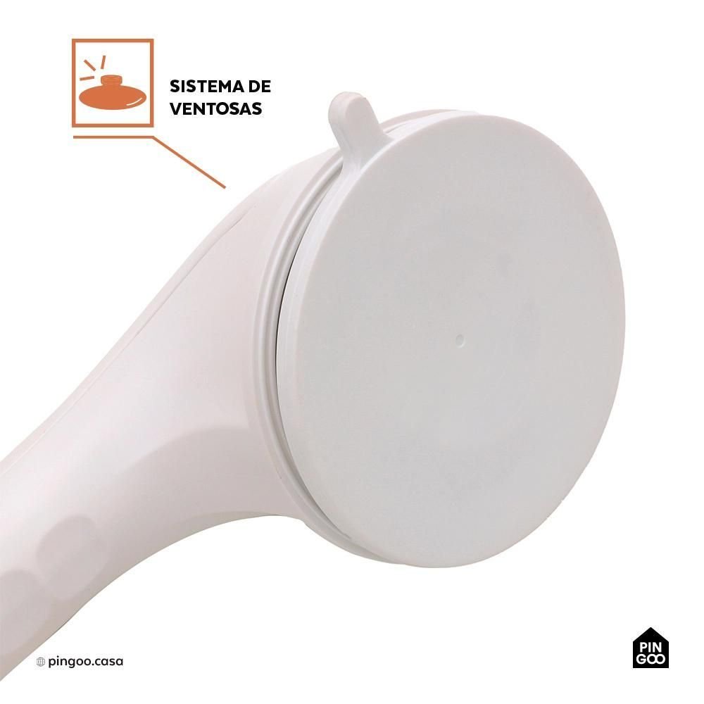 Barra de Apoio e Segurança com Ventosa 42 Cm Jaru Pingoo.casa - Branco - 6