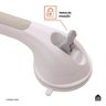 Barra de Apoio e Segurança com Ventosa 42 Cm Jaru Pingoo.casa - Branco - 3