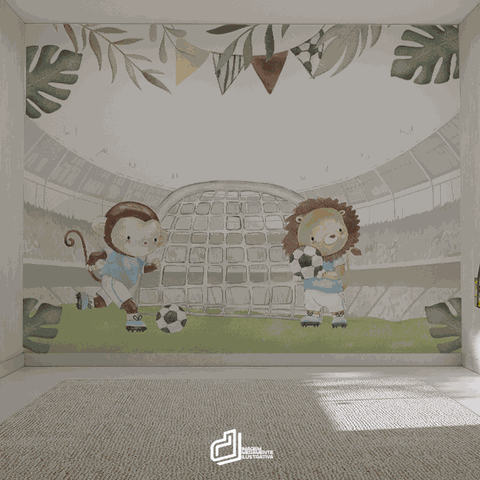 Painel Safari Aquarela-md18
