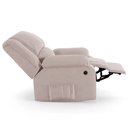 Ver imagem 5 de Poltrona do Papai Reclinável Pietra Power Elétrica Fh9 Veludo Rosê - Mpozenato