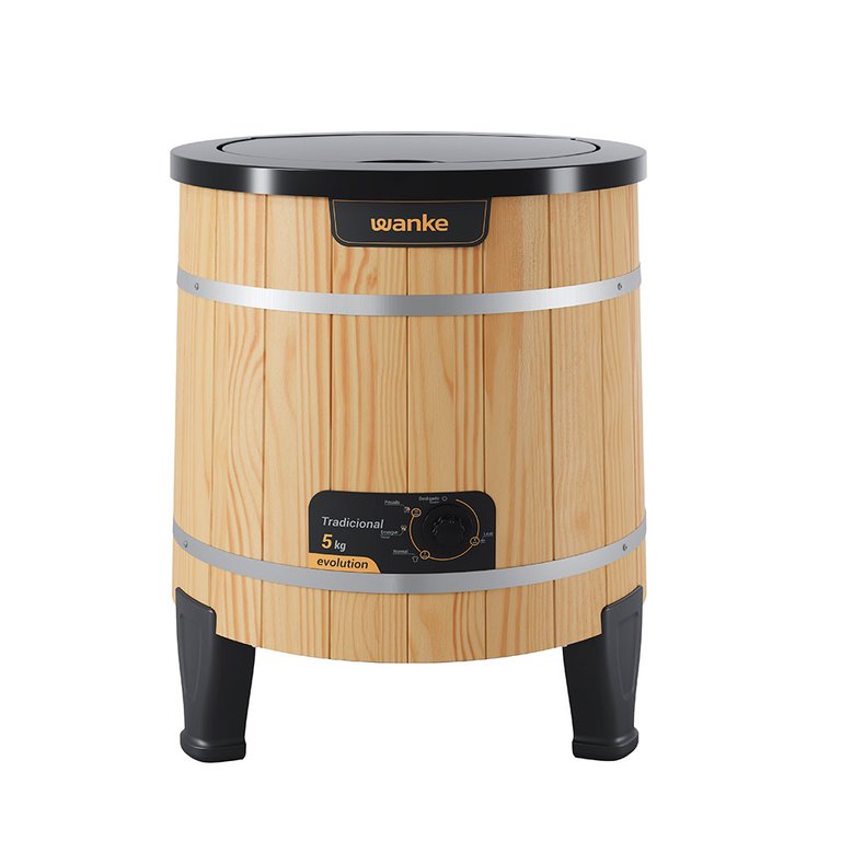 Lavadora de Roupas Tradicional 5kg Wanke Madeira Clara Iii 127v