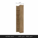 Ver imagem 3 de Sapateira 1 Porta com Prateleiras Joker Boreal - Móveis Arapongas Boreal