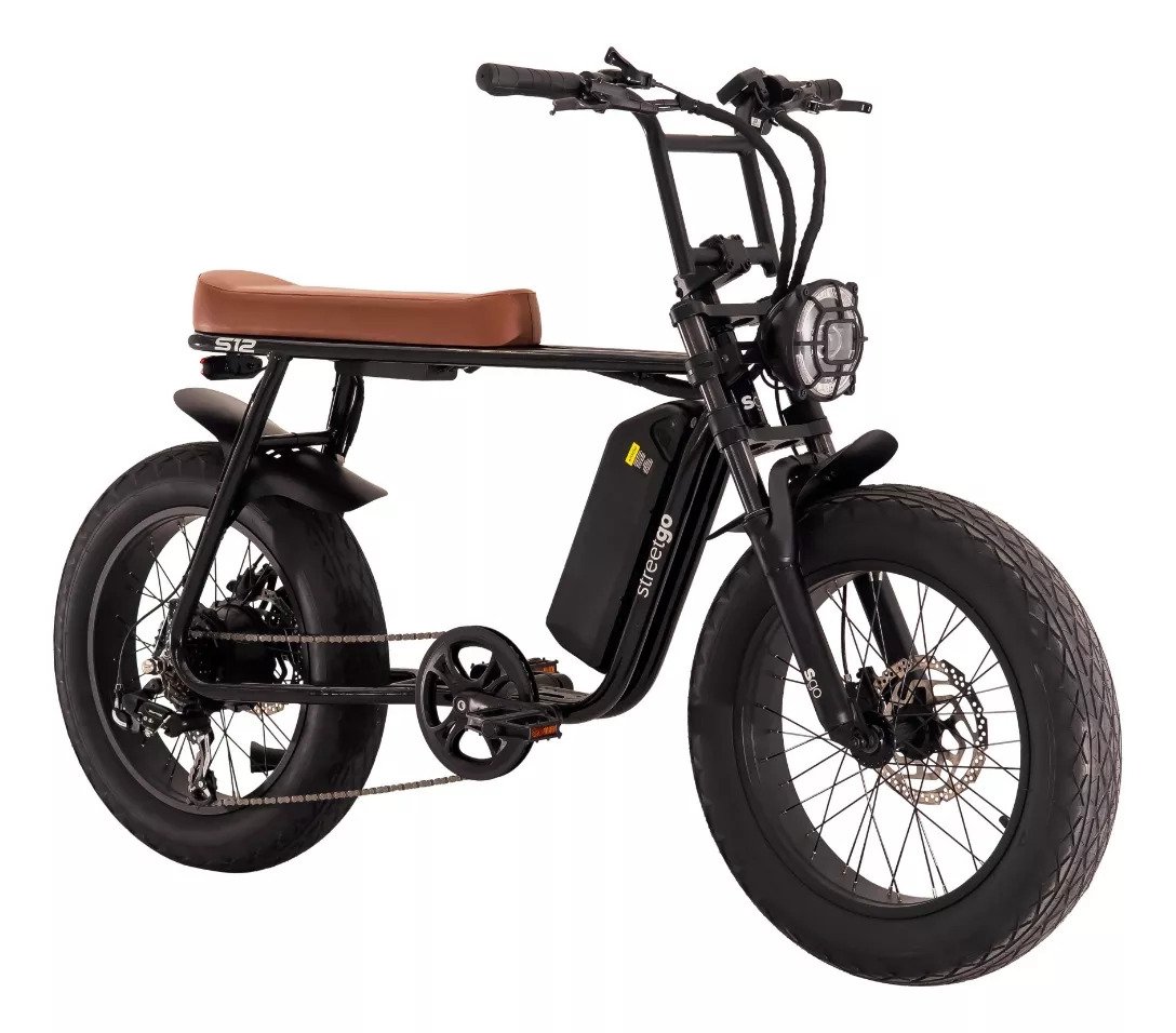 Bicicleta Elétrica Street Go Aro 20 S12 7v 2024 Cor Preto - 2