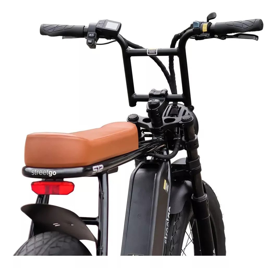 Bicicleta Elétrica Street Go Aro 20 S12 7v 2024 Cor Preto - 5