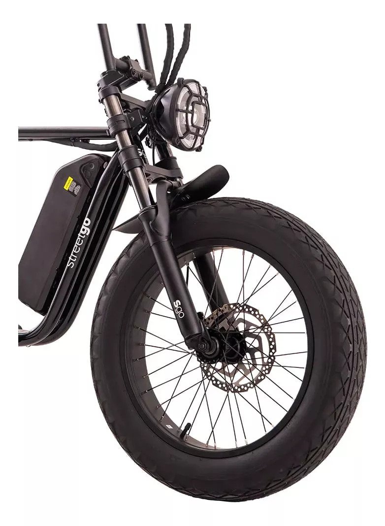 Bicicleta Elétrica Street Go Aro 20 S12 7v 2024 Cor Preto - 3