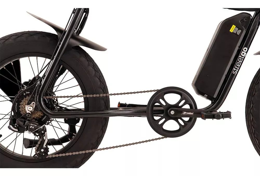 Bicicleta Elétrica Street Go Aro 20 S12 7v 2024 Cor Preto - 4
