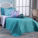 Ver imagem 1 de Kit Cobre Leito Sereia Tiffany Dupla Face C/ Almofadas Casal Padrão 07 Peças