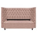 Ver imagem 1 de Kit Cabeceira e Calçadeira Baú King Everest P02 195cm para Cama Box Suede - Doce Sonho Móveis Ros