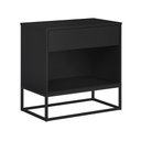 Ver imagem 2 de Mesa de Cabeceira Malta 45cm Base em Ferro