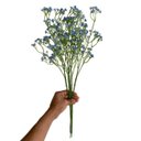 Ver imagem 3 de Kit com 20 Econômico Mosquitinho Artificial Azul para Decoração Arranjos e Vasos