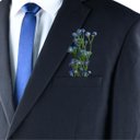 Ver mais imagens de Kit com 20 Econômico Mosquitinho Artificial Azul para Decoração Arranjos e Vasos