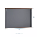 Ver imagem 2 de Painel de Tv para Sala 195cm Clássico 50513 Linz Móveis - Cinza/imbuia Glazer