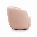 Ver imagem 7 de Kit 2 Poltronas Decorativas Sala de Estar Melissa Giratória Veludo Rose M1 - Monari Design