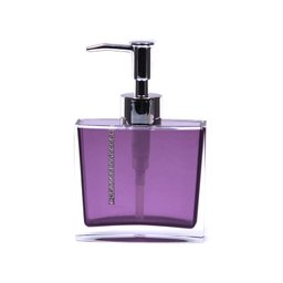 Kit Banheiro em Acrílico 4 Peças Lavabo Porta Sabonete Roxo - 2