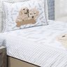 Cobre Leito Solteiro Recreio Cachorro Cachorrinhos com 3 peças - 2