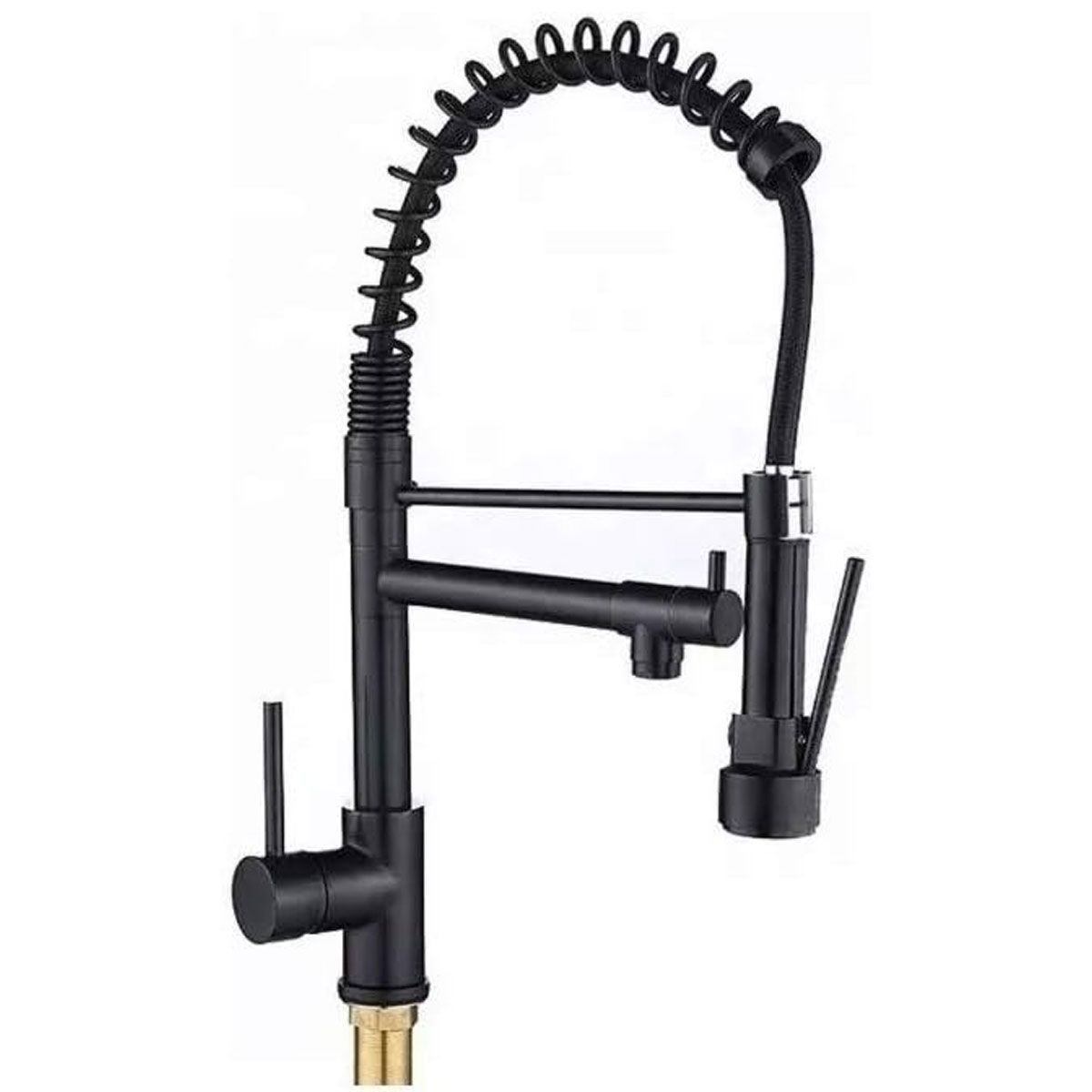 Torneira Gourmet Luxo Cozinha Monocomando Dois Jatos Aerador Misturador Agua Quente Fria Bancada Cub - 9
