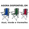 Cadeira para Camping Dobravel Portatil Voyager 120kg Azul/ci Lu0097_az - 7