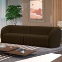 Ver imagem 2 de Sofá Living Decorativo 3 Lugares 292cm Meris M22 Veludo Marrom - Mpozenato