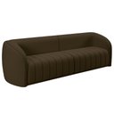 Ver imagem 1 de Sofá Living Decorativo 3 Lugares 292cm Meris M22 Veludo Marrom - Mpozenato