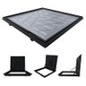 Tampa Piscina Casa Máquina 60x60 Articulada Rebaixada Preta - 1