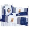 Kit Berço Marinheiro Padrão Americano 10 Peças Marinho - Giz de Cor - 2