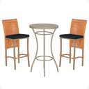 Ver imagem 1 de Mesa Bistro e 2 Banquetas Roma Fendi Corda Náutica 12 Trama Original