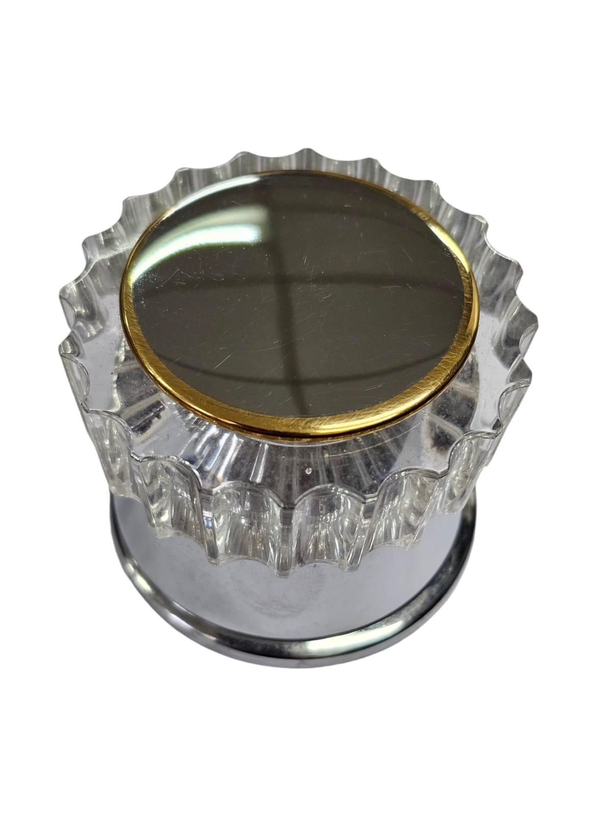 Acabamento Registro Docol Cristal Chome Gold 1/2 a 1" 01900162 - 1