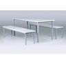 Conjunto Mesa para Refeitório 10 Lugares com Bancos Separados - 1