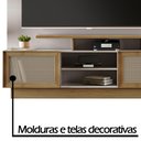 Ver imagem 3 de Estante Home para TV até 65 Polegadas Impulso JCM Móveis Off White/Noronha